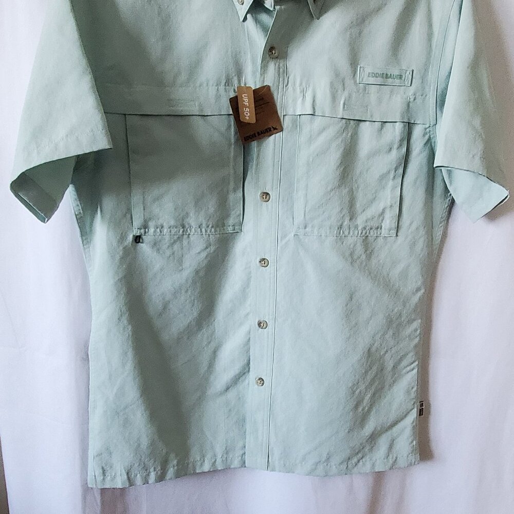 SALE! Men's Eddie Bauer Rainer Ripstop Shirt - UPF 50+ Size: S Great Gift! NWT! - Picture 10 of 10